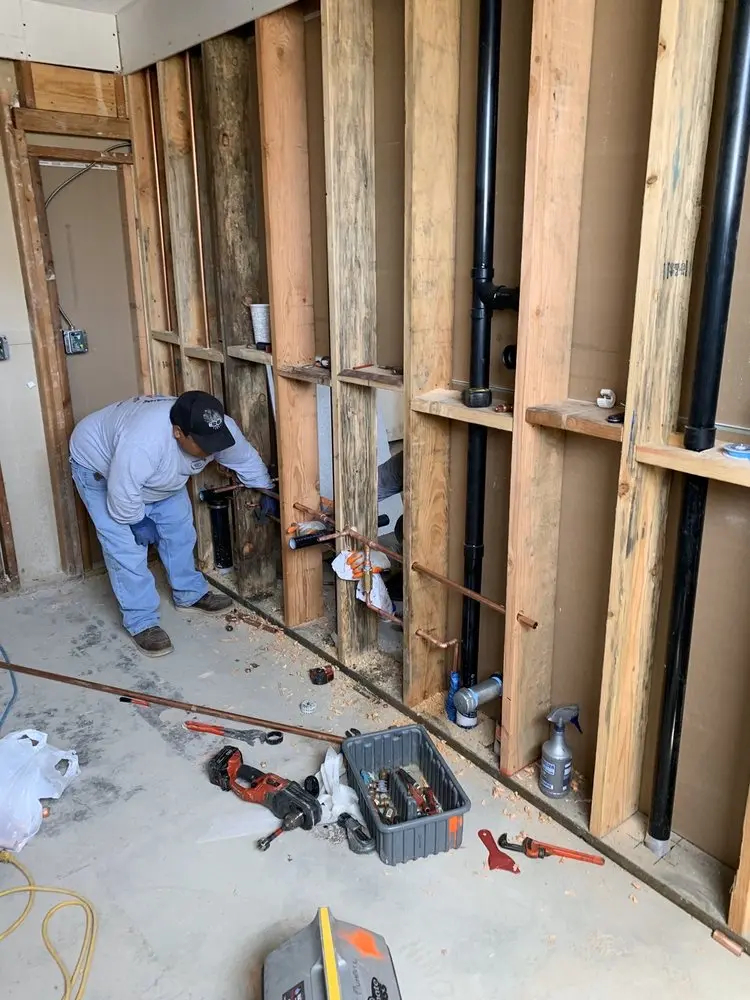 Commercial rough-in plumbing for Gas Line Repair in Scranton